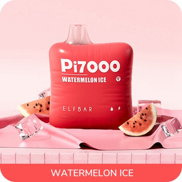 ELF BAR PI7000 Disposable 7000 Züge Watermelon Ice 500 mAh