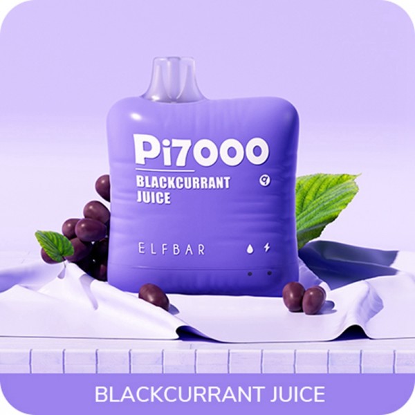 ELF BAR PI7000 Disposable Blackcurrant Juice 7000 Züge 17 ml