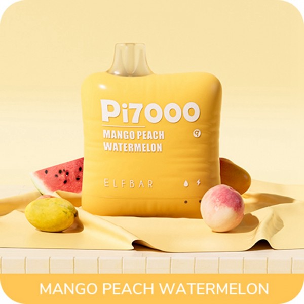 ELF BAR PI7000 Disposable Mango Peach Watermelon 7000 Züge 500 mAh