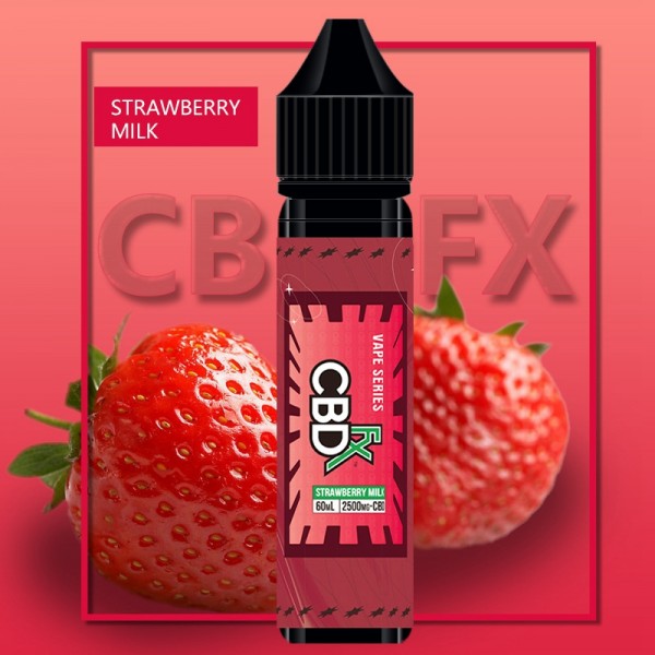 CBD fx Vape Series CBD-Öl Erdbeermilch 60ml