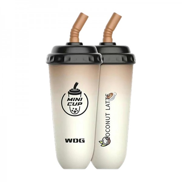 WDG Mini Cup Einweg Vape 5000 Puffs – Coconut Latte