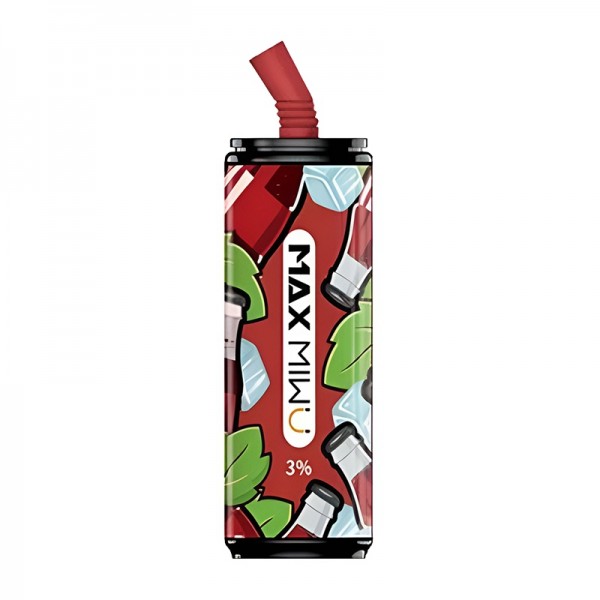 Max Mi wu Coke Tin Einweg-E-Zigaretten 3600 Puffs – Ice-cola