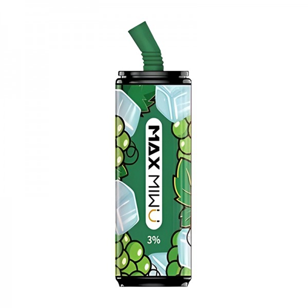 Max Mi wu Coke Tin Einweg E-Zigaretten 3600 Puffs – Juicy-green-grapes